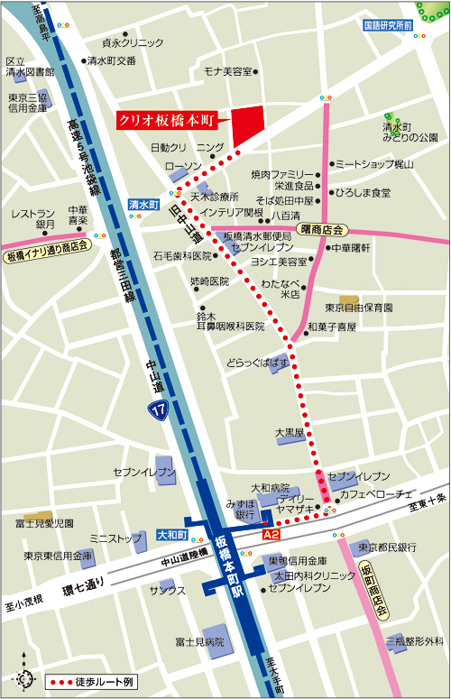 ホームズ クリオ板橋本町の建物情報 東京都板橋区清水町67 1 住居表示