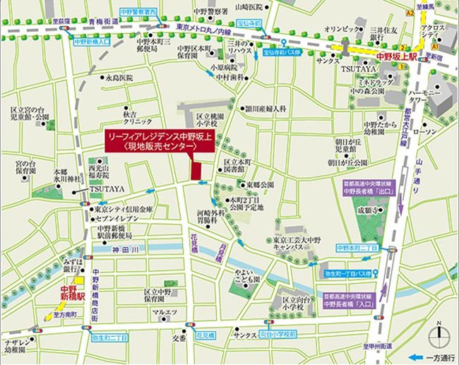 ホームズ リーフィアレジデンス中野坂上の建物情報 東京都中野区本町3丁目47 5他 地番