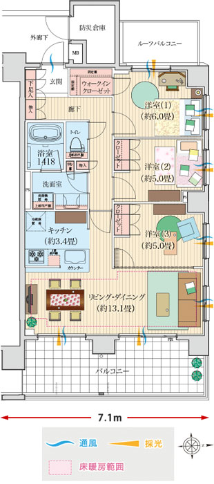 ホームズ クレアホームズ北綾瀬の建物情報 東京都足立区加平3丁目10番7 地番