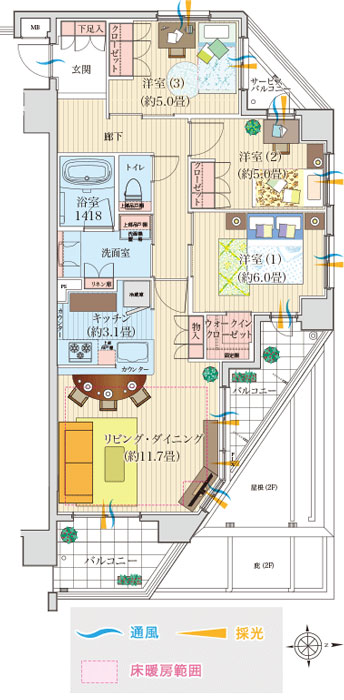 ホームズ クレアホームズ北綾瀬の建物情報 東京都足立区加平3丁目10番7 地番