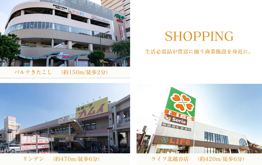 サンクレイドル北越谷駅前 コンセプト