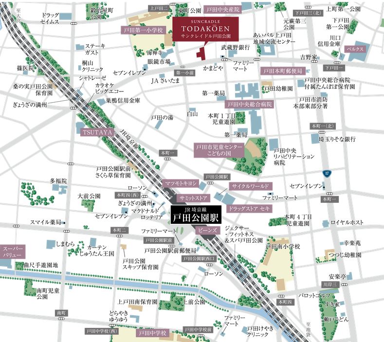 ホームズ サンクレイドル戸田公園の建物情報 埼玉県戸田市上戸田2丁目46番4 地番