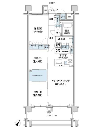 ホームズ サンクタスシティ長津田みなみ台レジデンスの建物情報 神奈川県横浜市緑区長津田みなみ台二丁目12 1他 地番