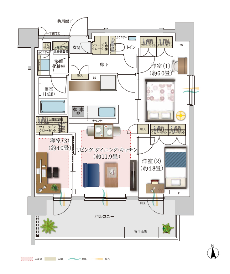 ウィルローズ自由が丘 ROOM PLAN