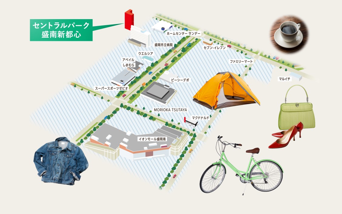 セントラルパーク盛南新都心 コンセプト