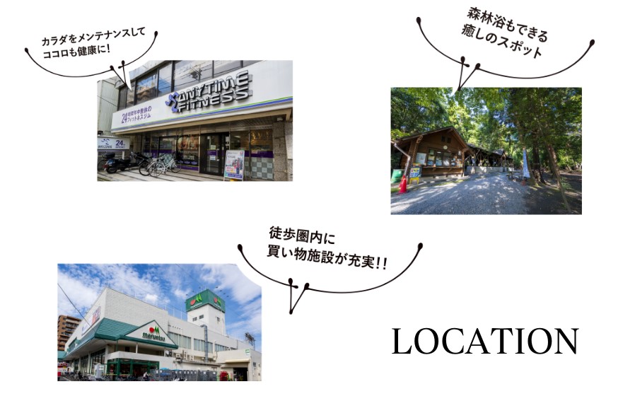 プレシス鶴間レジデンス 魅力あふれるスポットに囲まれた暮らしへ