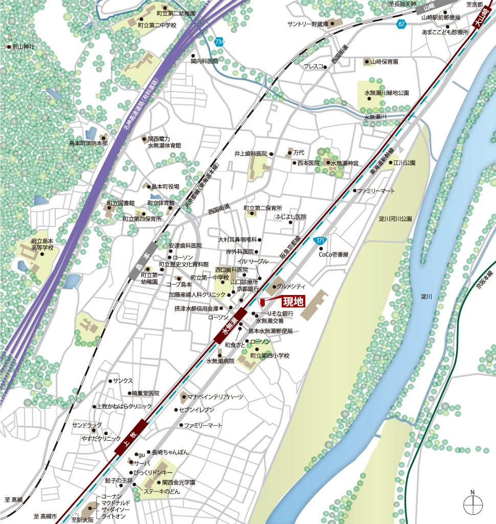 ホームズ 水無瀬 駅前ザ レジデンスの建物情報 大阪府三島郡島本町江川2丁目27 1