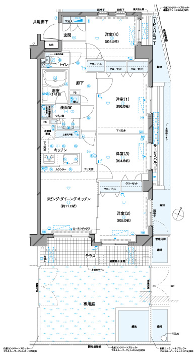 ホームズ セイガステージ仙川 中央学園通りの建物情報 東京都調布市入間町二丁目1番4 地番