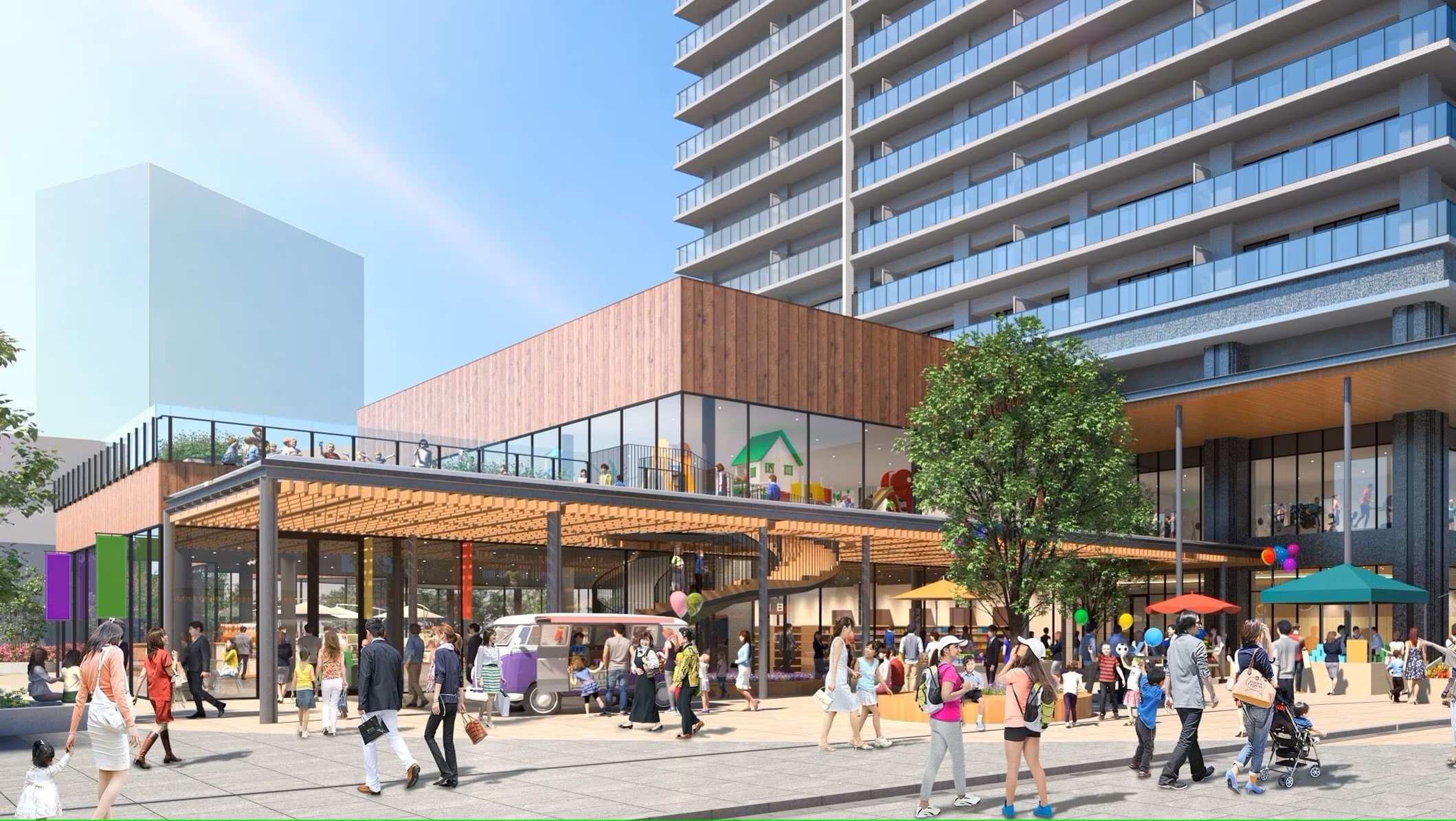 シティタワー古川橋 施行地区面積約27,800m2官民一体駅前大規模複合開発、始動。