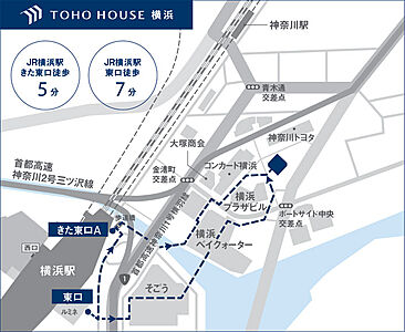 株式会社東宝ハウス横浜の周辺地図