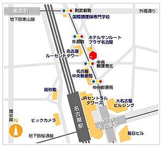 部屋セレブ名古屋駅前店 株式会社S-pointの周辺地図