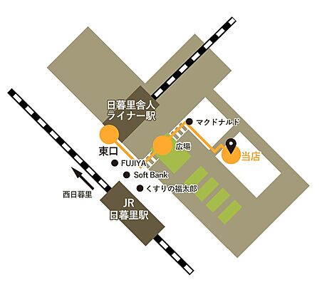 株式会社リビングギャラリー 日暮里店の周辺地図
