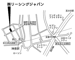 株式会社リーシングジャパン の周辺地図