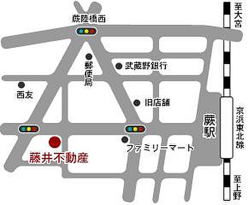 株式会社藤井不動産の周辺地図