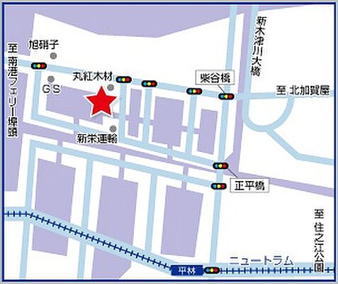ハウスドゥ　住之江　株式会社KFブレインの周辺地図
