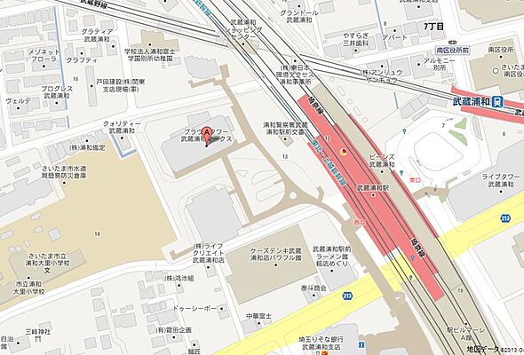 株式会社ライフ・クリエイト 武蔵浦和店の周辺地図