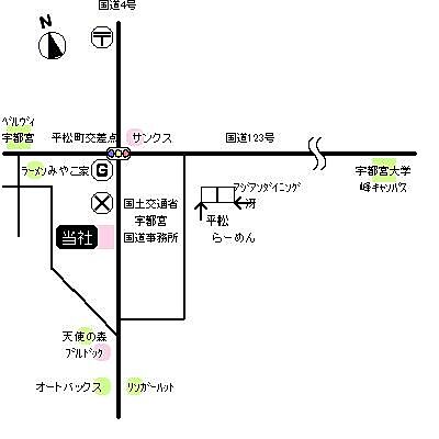 オレンジ不動産の周辺地図