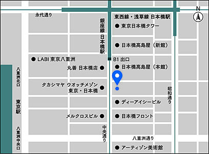 株式会社ビルバンク　東京本部の周辺地図