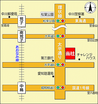 株式会社ウッディの周辺地図