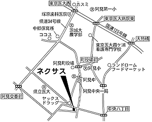 ネクサスの周辺地図