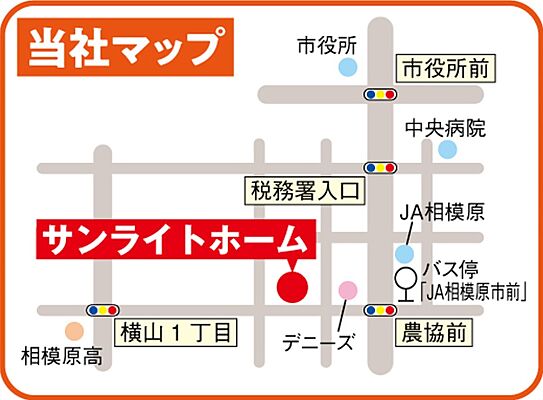 株式会社サンライトホームの周辺地図