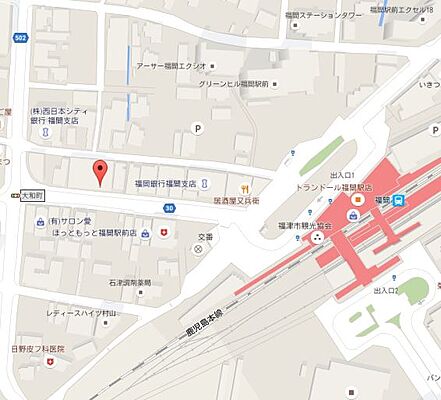 株式会社トーマスリビング　福間店の周辺地図