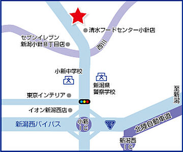 ハウスドゥ　小針・小新　株式会社モリタ装芸の周辺地図