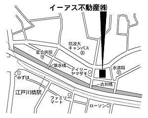 イーアス不動産株式会社の周辺地図