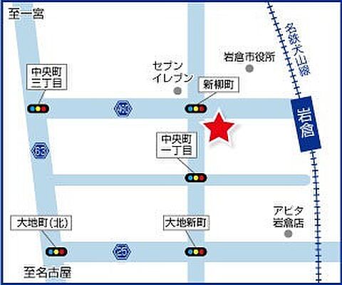 ハウスドゥ 岩倉・師勝 アルファス株式会社の周辺地図