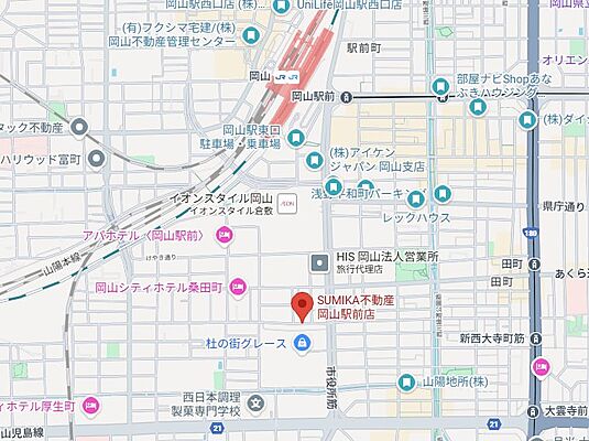 ＳＵＭＩＫＡ不動産　　株式会社ＳＵＭＩＫＡの周辺地図
