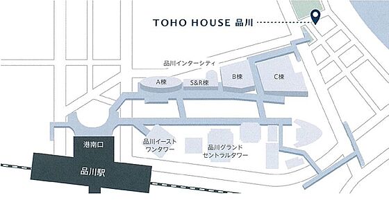 株式会社東宝ハウス品川の周辺地図
