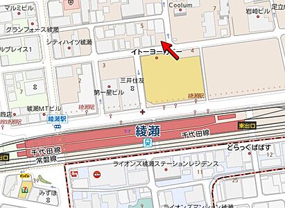 株式会社グッドリビング　綾瀬店の周辺地図