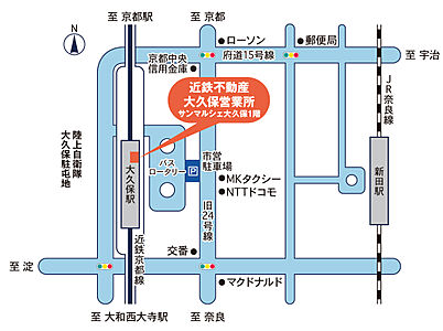 近鉄不動産株式会社 大久保営業所の周辺地図