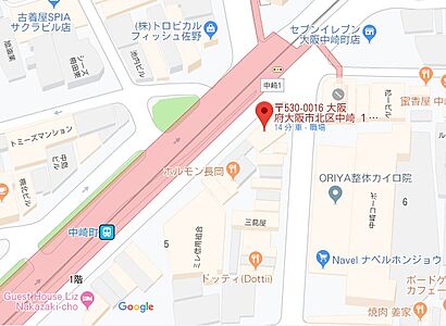 ホームズ 地図 アクセス情報 株式会社エーポジション 中崎町店 不動産会社 不動産屋 の検索