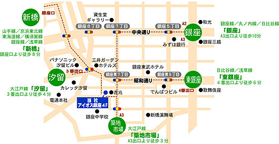 フィールドデザイン株式会社の周辺地図