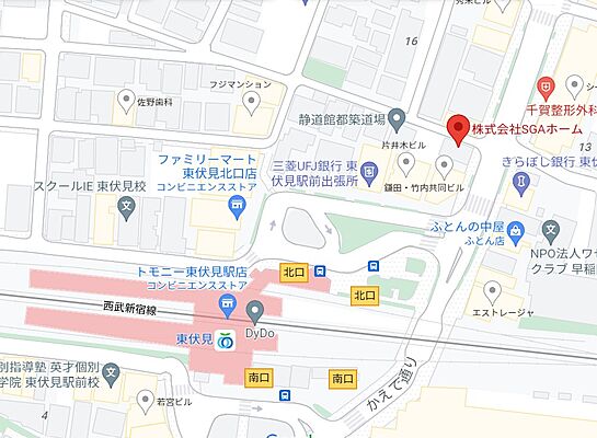 株式会社SGAホームの周辺地図