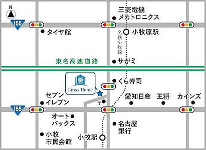 株式会社リンクスホームの周辺地図