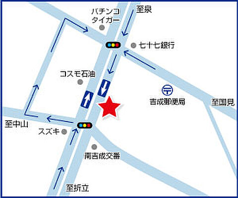 ハウスドゥ 仙台吉成 有限会社メアリの周辺地図