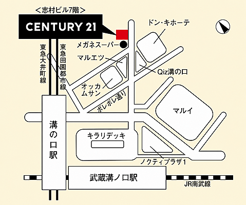 株式会社LIFE HOMEの周辺地図