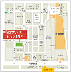 ミサワホーム不動産株式会社　本社の周辺地図