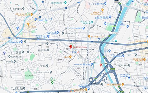 株式会社in the houseの周辺地図