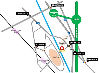 株式会社おうち屋の周辺地図