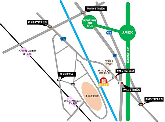 株式会社おうち屋の周辺地図