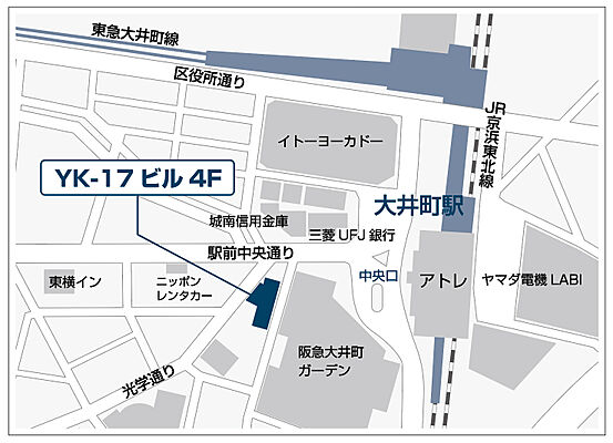東京建物不動産販売株式会社　大井町支店の周辺地図