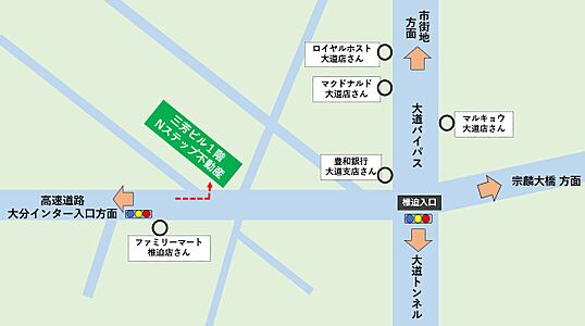 株式会社Nステップ不動産の周辺地図