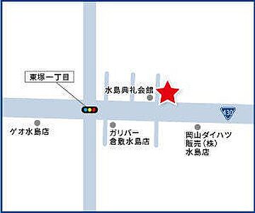 ハウスドゥ　倉敷水島　株式会社クールウエストサービスの周辺地図