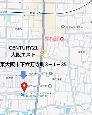 株式会社大阪エスト センチュリー21 大阪エストの周辺地図