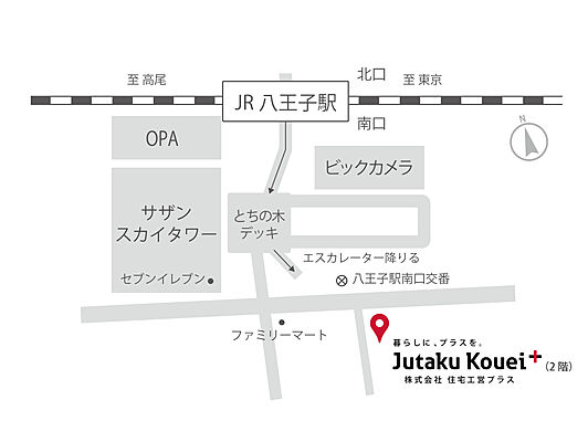 株式会社住宅工営プラスの周辺地図