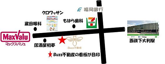 株式会社Buzz不動産の周辺地図