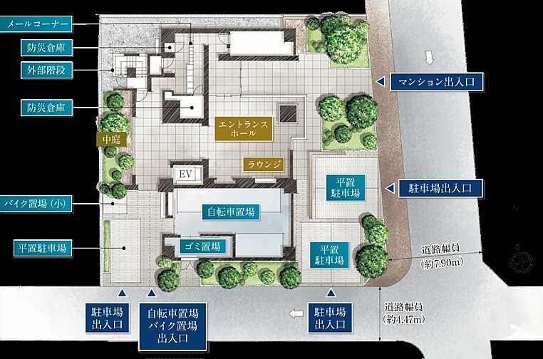 デュオヒルズ今池 共用部
